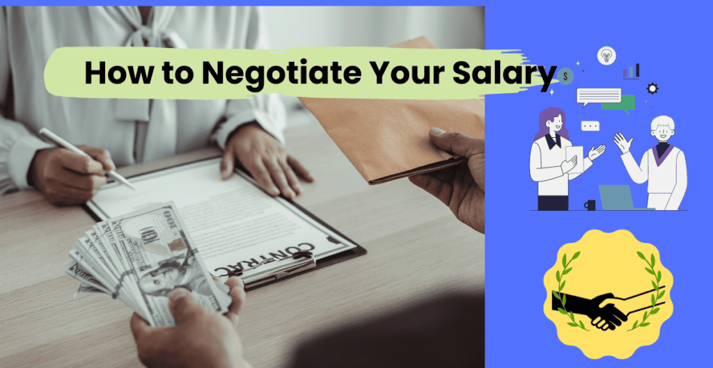 candidate negotiating salary and benefits with employer