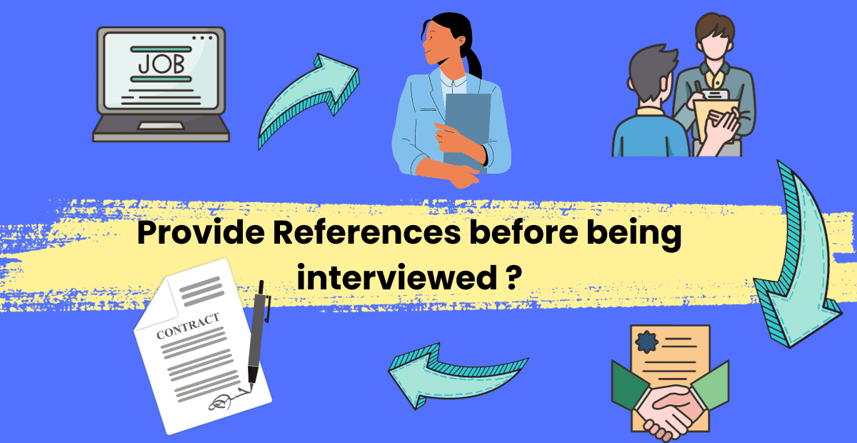 Should You Provide References Before Being Interviewed