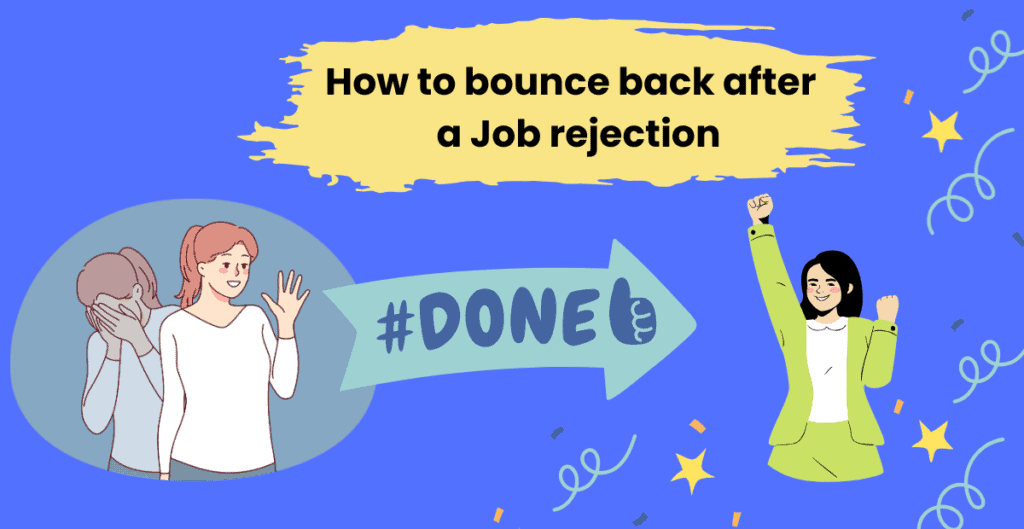 A candidate getting a job after facing job rejection