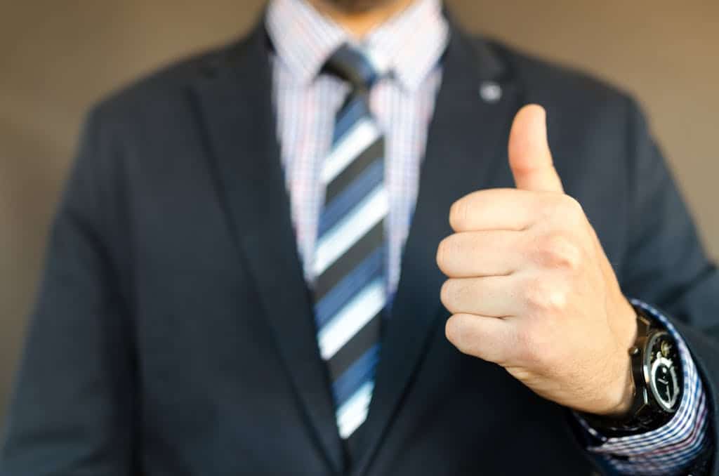 Man In Black Formal Suit Jacket making a great first impression